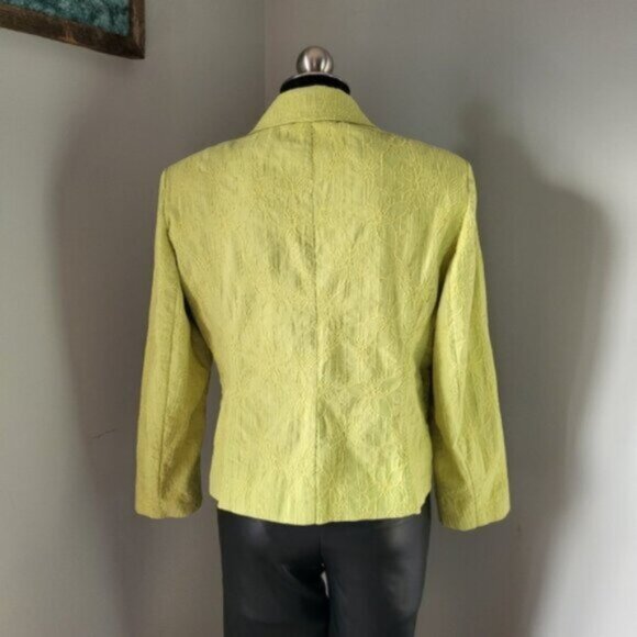Vintage Laura Petites Cotton Blazer Jacket Sz 8 - Picture 6 of 13